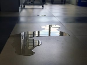 water-spilled-over-floor