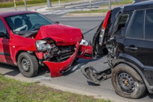 rear-end accident on the street