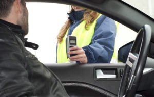 driver asked to take breathalyzer test