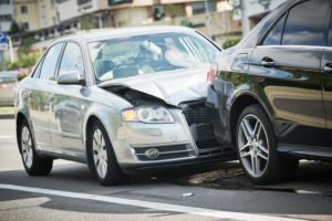 vehicle damaged after crash