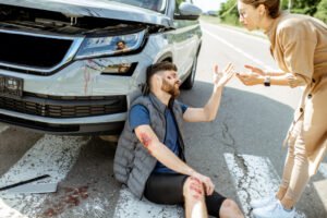 Injured man